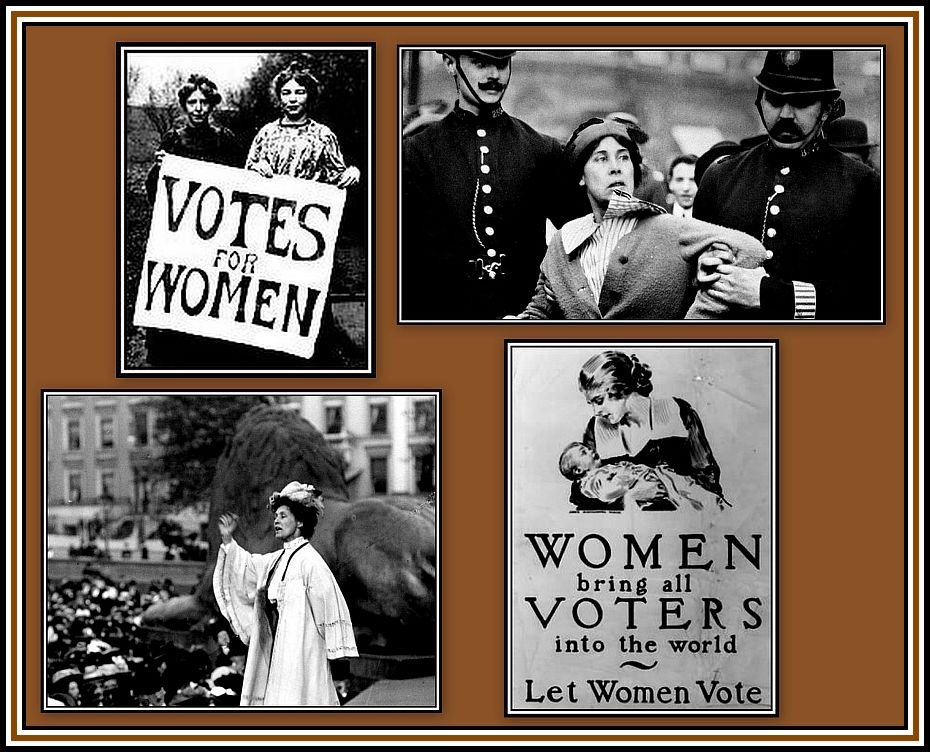 Suffragette Collage