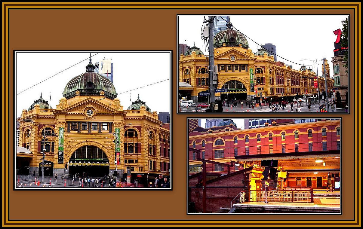 Flinders Street Station Collage