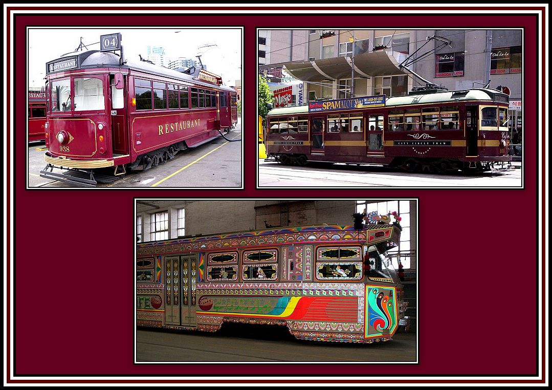 Melbourne Trams Collage 2