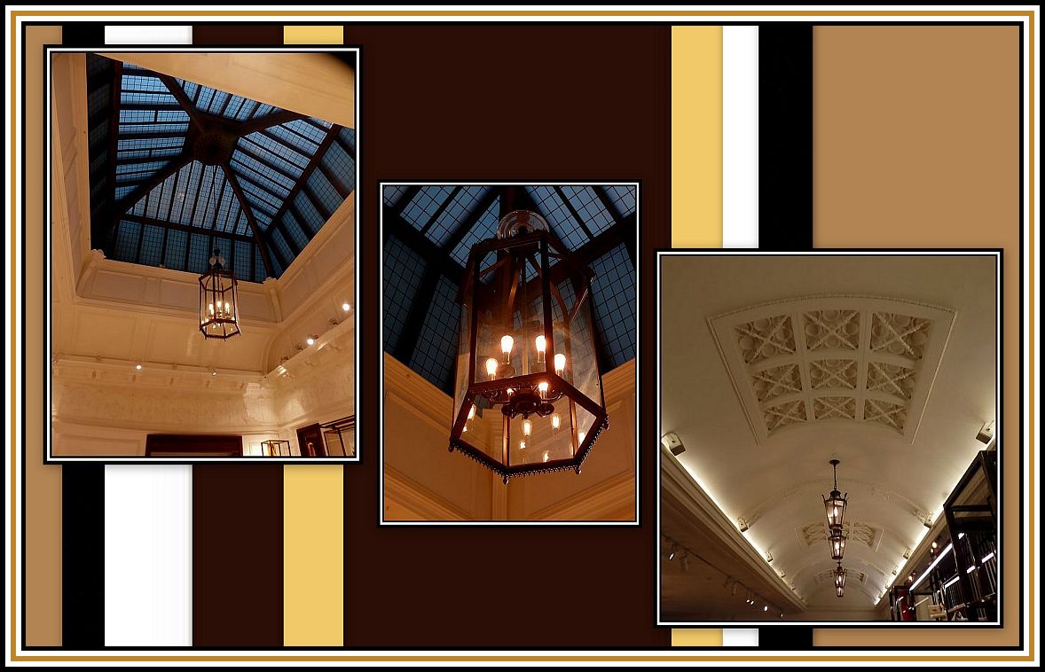 Skylight, Lamp & Ceiling Grille Collage