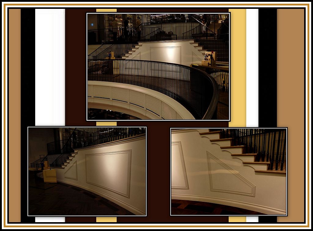 Staircase toUpper Upper Floor Collage