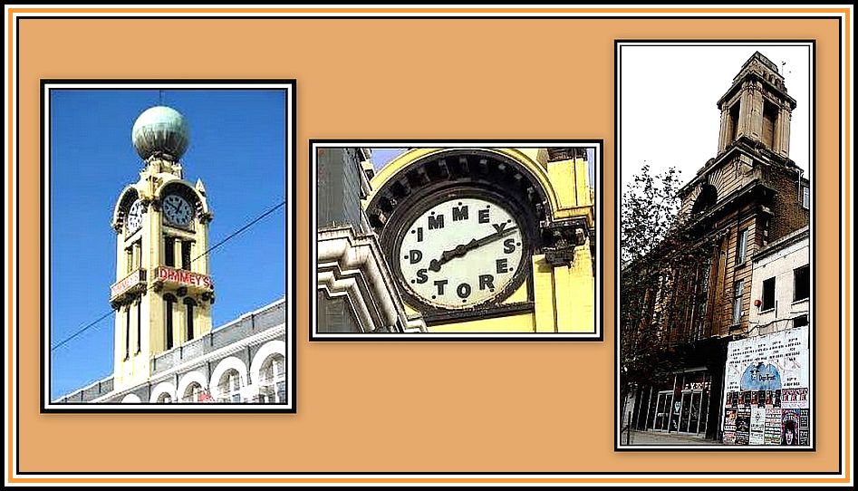 Tower and Clock Collage